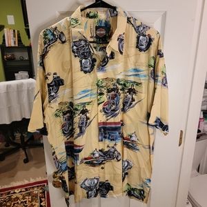Harley Davidson Men's XL Button Down Shirt